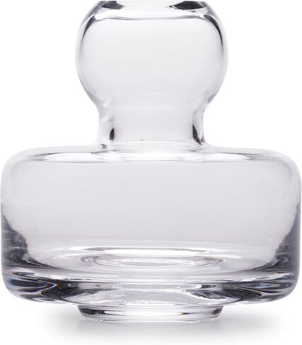 MARIMEKKO Clear Glass Flower Vase — Upgrade Your Home Decor with Our Modern Vases for Centerpieces — Perfect Small Glass Vases for Flowers (4" L x 4" W) in Saudi Arabia