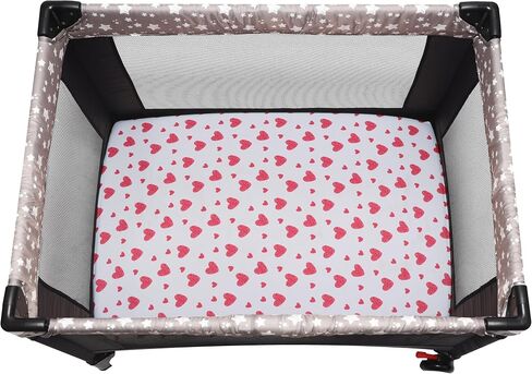 Baby Crib Sheets for Boys Girls, 2 Pack Fitted Crib Sheet for Standard Crib and Toddler Mattress, Soft Microfiber Baby Sheet 52x28x8in. (Green Leaf & Clouds) in Saudi Arabia