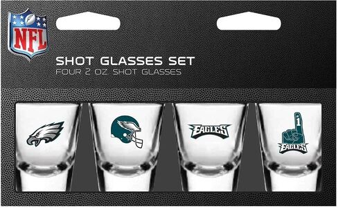 Pro Specialties Group NFL unisex 4 Pack Shot Glass Set in Saudi Arabia