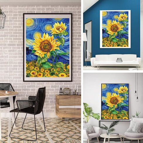 UMOART Gnome Diamond Painting Kits - Honey Bee Diamond Art Painting Kits for Adults Kids, Round Diamond Dots Gnome Painting Kits Gifts, Full Drill Diamond Painting 30x40cm for Home Decor in Saudi Arabia