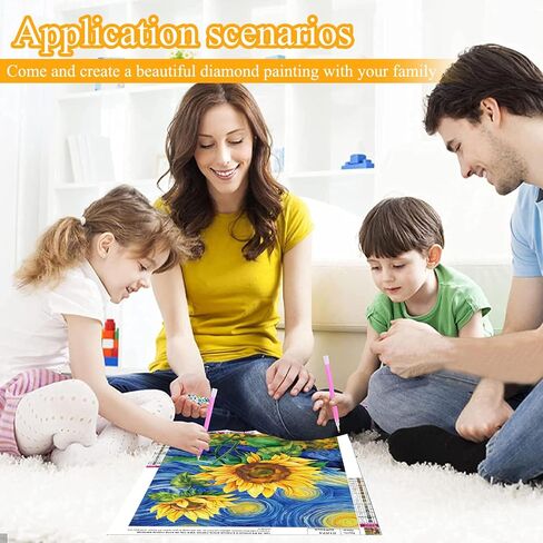 UMOART Gnome Diamond Painting Kits - Honey Bee Diamond Art Painting Kits for Adults Kids, Round Diamond Dots Gnome Painting Kits Gifts, Full Drill Diamond Painting 30x40cm for Home Decor in Saudi Arabia