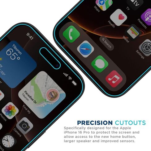 Tech Armor Privacy Screen Protector for iPhone 15 6.1 inch - Ballistic Tempered Glass, Anti-Spy, Case Friendly, Easy Installation, Bubble Free, Touch Support, 1 Pack in Kuwait