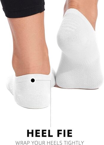 Womens 5 Pack Cotton Socks Ultra Thin Breathable Dry Fit Low Cut Running Ankle Solid Color Socks in Saudi Arabia