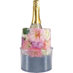 Ice Bucket Mold, DIY Acrylic Ice Mold Wine Bottle Chiller,DIY Ice Bucket Mold for Wine Champagne and Cocktails,Ideal Gift for Special Parties Weddings Mother's Day Thanksgiving and Christmas-White