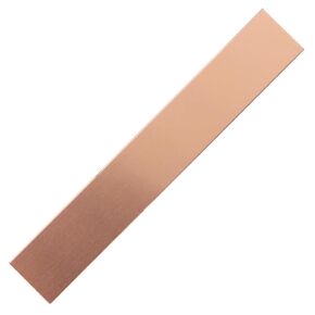 Pure Copper Anode 2 Pcs, 6 x 1 x 0.04 Inch (19 GA) 99.95% High Purity Copper Electrode Strips, Pure Copper Sheet for Copper Plating and Copper Electroplating