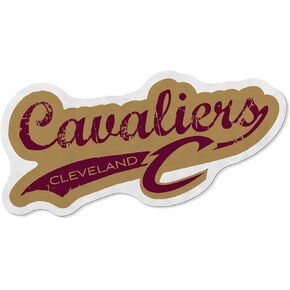 Rico Industries NBA Cleveland Cavaliers Distressed Shape Cut Pennant - Home and Living Room Décor - Soft Felt EZ to Hang