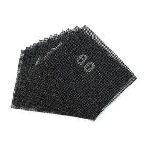 SCOTTCHEN Sanding Mesh Sheet 5.5" x 4.5" for Palm Sanders Sheets Grit: #60,80,120,220,320-20pcs