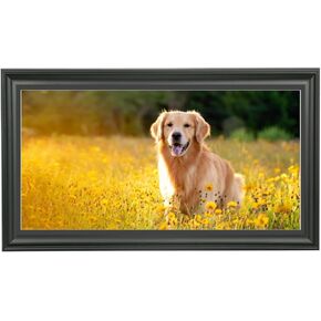 LTYHHK 12x23 Panoramic Picture Frames Solid Wood with Black Mat 11x22 Newspaper Frame ,Displays Picture11x22 with Mat or 12x23 Inch without Mat, Poster Frame 12x23 Photo Frames Family Wall 11x22