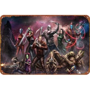 Art Guardians Of Galaxy Vol Superhero Metal Tin Signs Room Wall Decor Sign 8x12 Inch in Kuwait