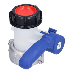 DN50 75mm IBC Tote Tank Adapter Coarse Thread Tank Drain Outlet Control Connector Tonne Faucet Valve Switch Industrial Pneumatic Pipe Fittings for Chemical Drum