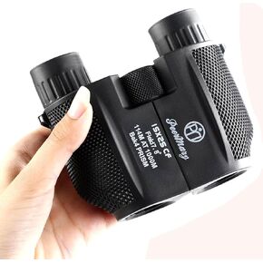 Binoculars 15x25 for Adults and Kids BAK4 Prism for Brighter & Sharper Image - FMC Prevent Surface Reflection & Boost Light for Bird Watching, Outdoor Hunting, Travel, Compact & Low Light Vision