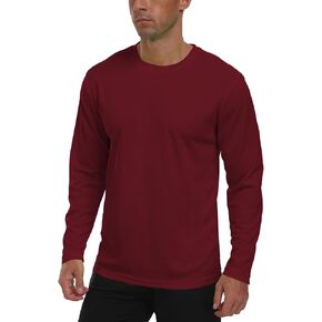 Fishing Shirts for Men UPF 50+ Rash Guard Quick Dry Long Sleeve Tee Shirts Moisture Wicking UV Sun Shirts QYY2410