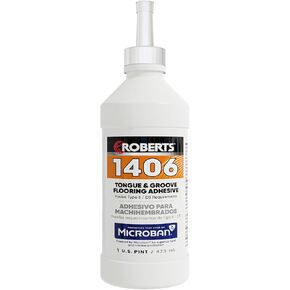 ROBERTS 1406 Tongue & Groove Flooring Adhesive - 1 Pint (473 mL)