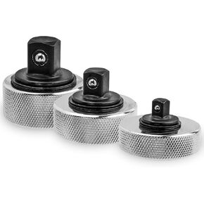 YAKAMOZ 3Pcs Mini Finger Ratchet Set, 1/4 3/8 1/2 Drive Palm Ratchet Wrench Set Reversible Ratcheting Finger Socket Driver Stubby Thumbwheel Ratchet for Tight Spaces