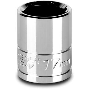 Capri Tools 7 mm Shallow Socket, 3/8-Inch Drive, 6-Point, Metric