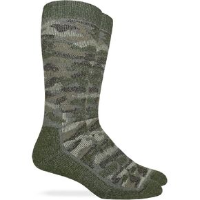 جوارب Realtree الرجالية المموهة من مزيج صوف ميرينو، باللون الأخضر المموه in Kuwait