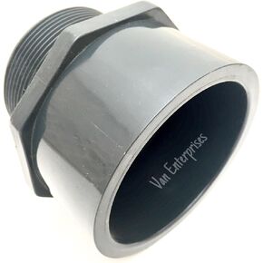 محول ذكر PVC مقاس 2 بوصة من سلسلة PRO - مقبس منزلق - جدول 80 - (NPT × مقبس منزلق) (2 بوصة) in Kuwait