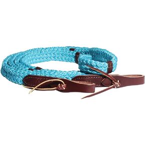 Professional's Choice Professional's 9ft Quiet Control Single Rein Turquoise N/A