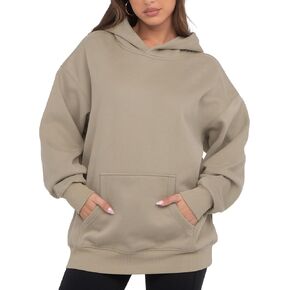 VIUTIL Womens Oversized Hoodies Long Sleeves Fleece Loose Hooded Sweatshirt Fall Winter Outfits 2024 Trendy Clothes