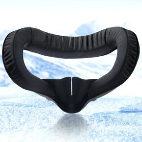Comfort Face Pad for Oculus Quest 2, VR Facial Interface and Foam Replacement Accessories for Mate Quest 2, with PU leather & Breathable Foam Face Cover