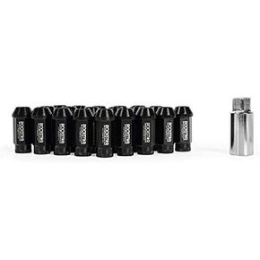 Mishimoto - MMLG-15-LOCKRKST Rockstar Aluminum Locking Lug Nuts, M12 x 1.5, Black