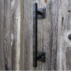 12" Rustic Black Barn Door Handle Pull for DIY Sliding Barn Door Hardware