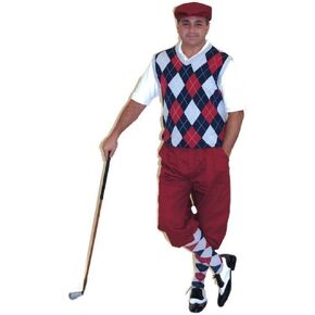 Men's Classic Stewart Golf Knickers - Maroon