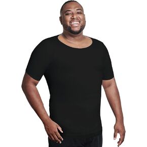 QORE LOGIQ Gynecomastia Compression Short Sleeve Shirt Men - Slimming Undershirt for Mens Shapewear, Body Shaper Compression