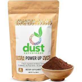 Power UP Energizing Superfood Powder with B Vitamins, Organic Beetroot, Cacao, Acai, Matcha, Maca Root, and Guarana