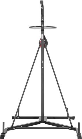 VEVOR 2 in 1 Punching Bag Stand, Steel Heavy Duty Workout Equipment, Adjustable Height Boxing Punching Bag and Speed Bag Stand, Freestanding Sandbag Rack, Holds Up to 400 lbs, for Home Gym Fitness in Saudi Arabia
