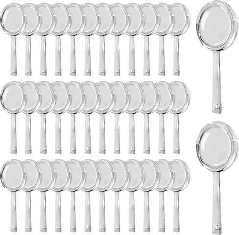 20 Pack Mini Plastic Handheld Magnifying Glasses Portable Reading Magnifier for Senior and Kids, Hand Lens 5X Magnifier for Home, Indoor and Outdoor Use in Saudi Arabia