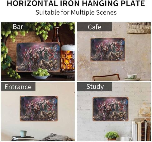 الفن حراس المجرة المجلد خارقة معدن القصدير علامات ديكور جدار الغرفة تسجيل 8x12 بوصة in Kuwait