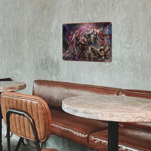 الفن حراس المجرة المجلد خارقة معدن القصدير علامات ديكور جدار الغرفة تسجيل 8x12 بوصة in Kuwait