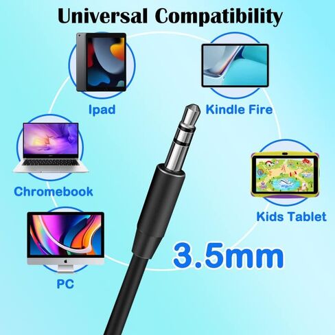 50 Pack Bulk Classroom Headphones for Kids Students School, Multi Color Wired Headphones with 3.5mm Jack for Children Chromebook Laptop PC Computer(LS04,50 Mixed) in Saudi Arabia