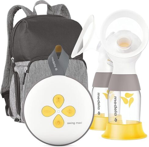 Medela Swing Maxi Hands-free Breast Pump | Easy, Intuitive, Ideal for On The Go Double Electric Hands free Breast Pump in Saudi Arabia