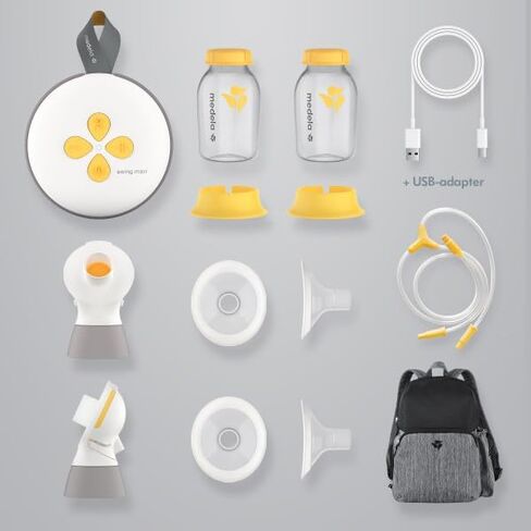 Medela Swing Maxi Hands-free Breast Pump | Easy, Intuitive, Ideal for On The Go Double Electric Hands free Breast Pump in Saudi Arabia