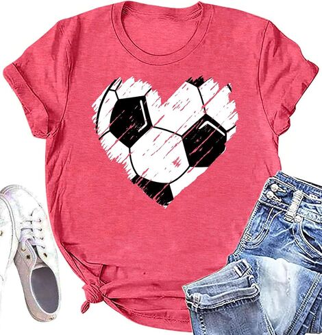 Baseball T Shirts for Women Baseball Mom Shirt Tee Funny Baseball Heart Graphic Casual Baseball Lover Gifts in Saudi Arabia