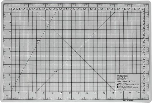 PRO ART، بساط تقطيع مقاس 12 بوصة × 18 بوصة، أبيض شفاف in Kuwait