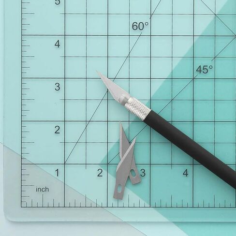 PRO ART، بساط تقطيع مقاس 12 بوصة × 18 بوصة، أبيض شفاف in Kuwait