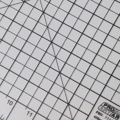 PRO ART، بساط تقطيع مقاس 12 بوصة × 18 بوصة، أبيض شفاف in Kuwait