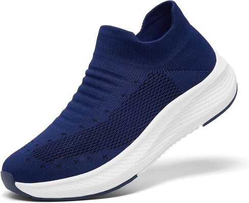 SHULOOK Womens Slip on Walking Shoes Comfort Lightweight Casual Sneakers | Non-Slip Breathable Sock Work Shoes Mesh Sport Casual Fashion Tennis Running Sneakers in Saudi Arabia