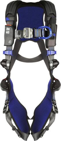 3M 113052 DBI-SALA ExoFit X300 سترة مريحة لوضع حزام الأمان للحماية من السقوط، OSHA، ANSI، الصناعة العامة، حلقة على شكل حرف D من الألومنيوم للظهر والورك، قفل تلقائي سريع للساق والصدر، L in Saudi Arabia