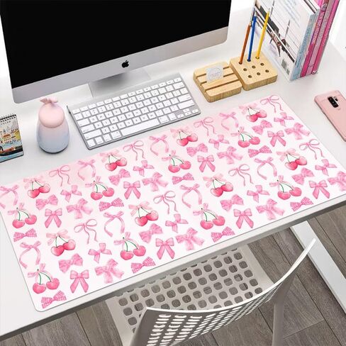 Colorful Succulent Plant Mouse Pad,Creative Aesthetic Computer Desk Mat,XL Gaming Mousepad 31.5x15.7in,Computer Keyboard Desk Pad with Non-Slip Rubber Base Stitched Edge,Gift for Office Women Girls in Saudi Arabia