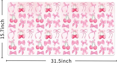 Colorful Succulent Plant Mouse Pad,Creative Aesthetic Computer Desk Mat,XL Gaming Mousepad 31.5x15.7in,Computer Keyboard Desk Pad with Non-Slip Rubber Base Stitched Edge,Gift for Office Women Girls in Saudi Arabia