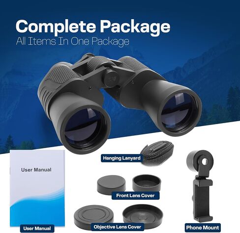 Binoculars 15x25 for Adults and Kids BAK4 Prism for Brighter & Sharper Image - FMC Prevent Surface Reflection & Boost Light for Bird Watching, Outdoor Hunting, Travel, Compact & Low Light Vision in Saudi Arabia