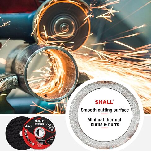 يجب أن تحتوي على 25 عجلة قطع، 115 × 1.2 × 22.2 مم، عجلة قطع مع حقيبة لمطحنة الزوايا، قرص قطع سريع من المعدن والفولاذ المقاوم للصدأ مقاس 4.5 بوصة، عجلة مطحنة لقطع المعادن للأغراض العامة in Kuwait