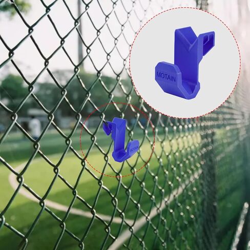 خطافات سياج رياضية للزجاجة، كرة المخلل، التنس، البيسبول وغيرها من الحقائب الرياضية، ترقية وخطافات سياج أقوى (أخضر) in Kuwait