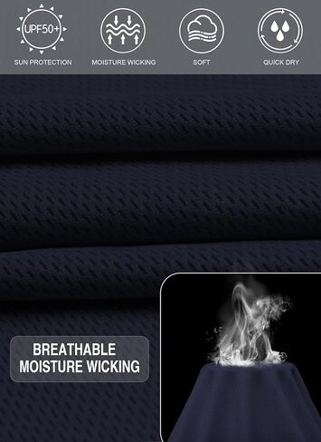 Fishing Shirts for Men UPF 50+ Rash Guard Quick Dry Long Sleeve Tee Shirts Moisture Wicking UV Sun Shirts QYY2410 in Kuwait