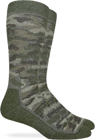 جوارب Realtree الرجالية المموهة من مزيج صوف ميرينو، باللون الأخضر المموه in Kuwait