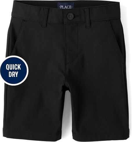 The Children's Place Boys' Uniform Quick Dry Chino Shorts in Saudi Arabia